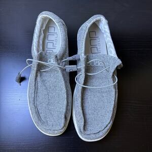 Hey Dude Wally Linen Men's Shoes Comfort Lightweight Boat Beach Slip On Size 12